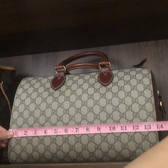 SOLD Gucci GG canvas Boston bag - Picture 13 of 15
